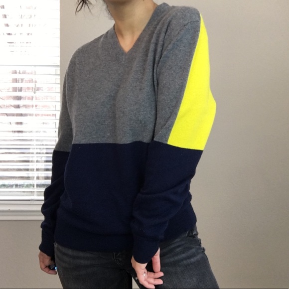 Kenzo Sweaters - KENZO Paris Cashmere Colorblock Sweater